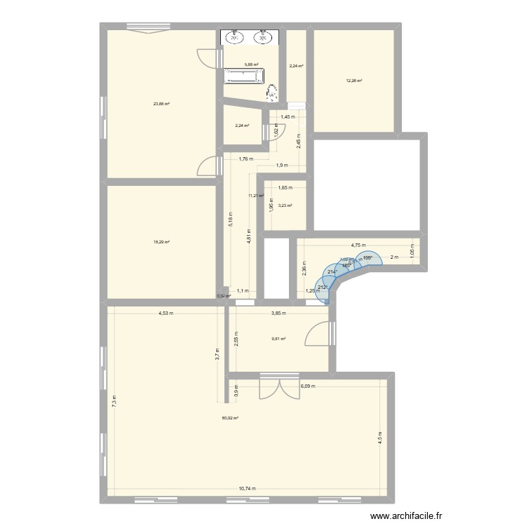 Val des bécasses. Plan de 0 pièce et 0 m2