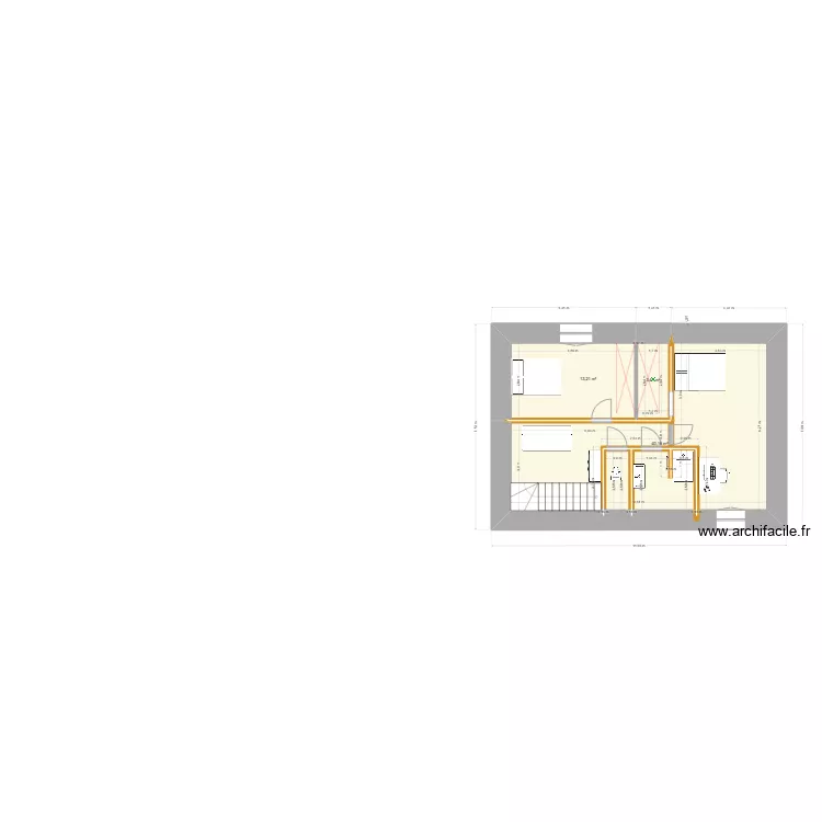 FRADIN ETAGE. Plan de FRADIN ETAGE. Plan de