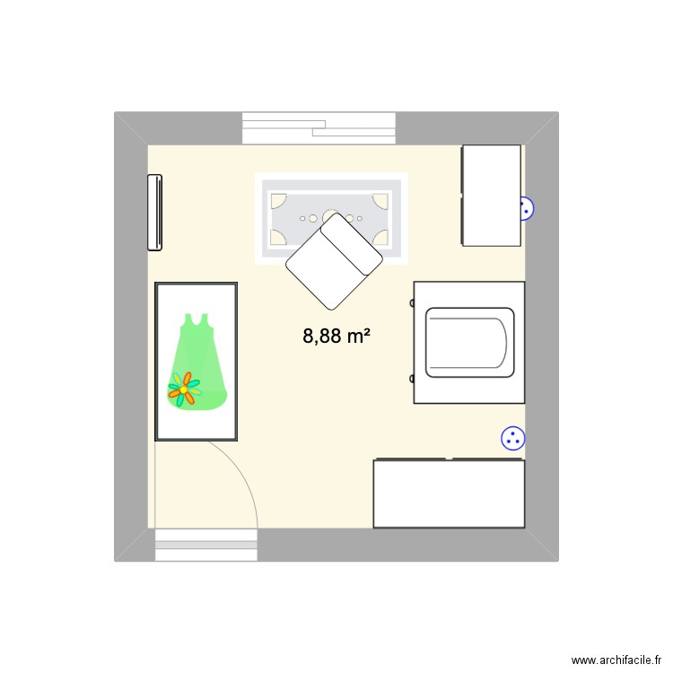 Salon V2. Plan de 0 pièce et 0 m2