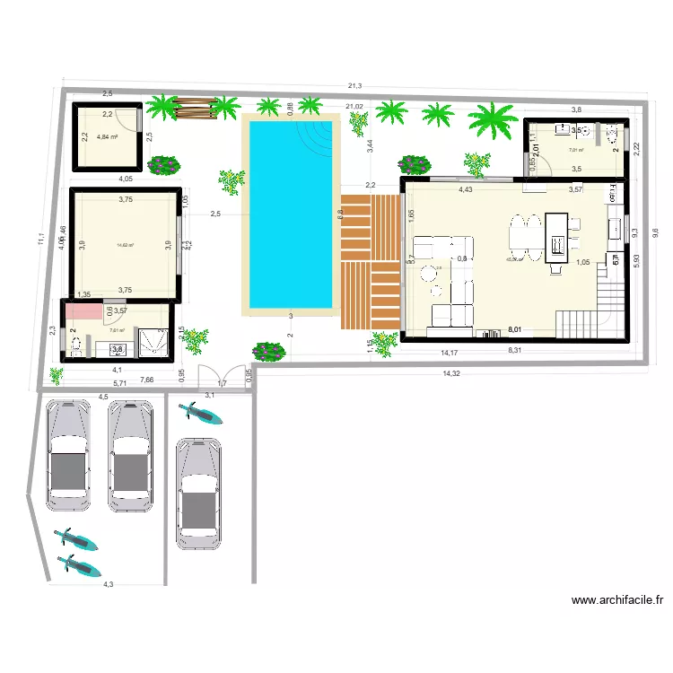 Villa 2 - Lantai 1. Plan de Villa 2 - Lantai 1. Plan de