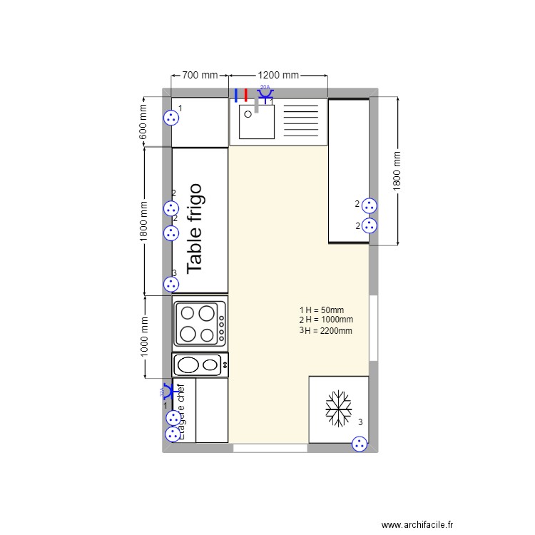 Paddel Factory. Plan de 1 pièce et 10 m2