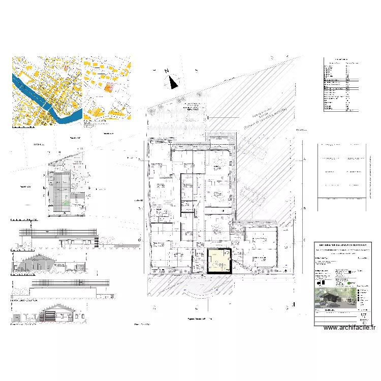 Dr Lemouzy V2.1. Plan de 1  et 14 m²