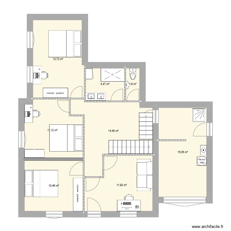 plan A3. Plan de 0 pièce et 0 m2 plan A3. Plan de 0 pièce et 0 m2