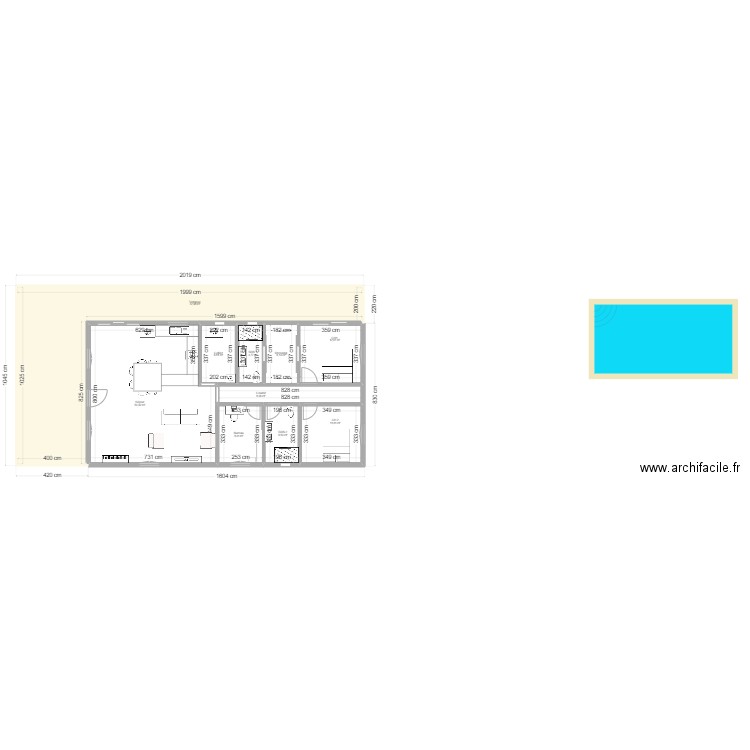 STE LUCE VERTUEUX . Plan de 10 pièces et 193 m2