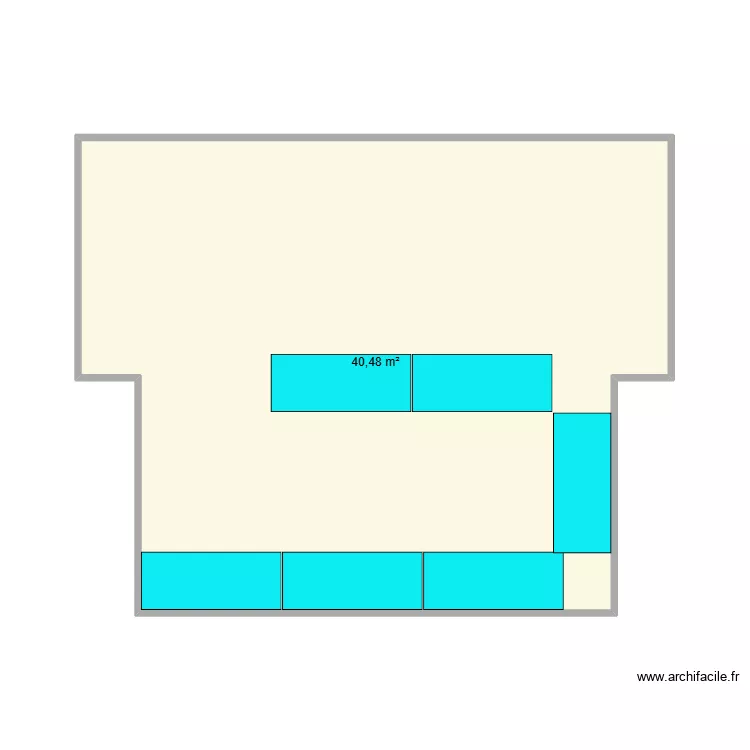 CHAALIS a utiliser. Plan de 1 et 40 m² CHAALIS a utiliser. Plan de 1 et 40 m²