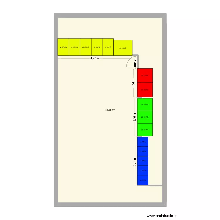 Plan vu dessus laverie perpignan. Plan de 1 et 81 m² Plan vu dessus laverie perpignan. Plan de 1 et 81 m²