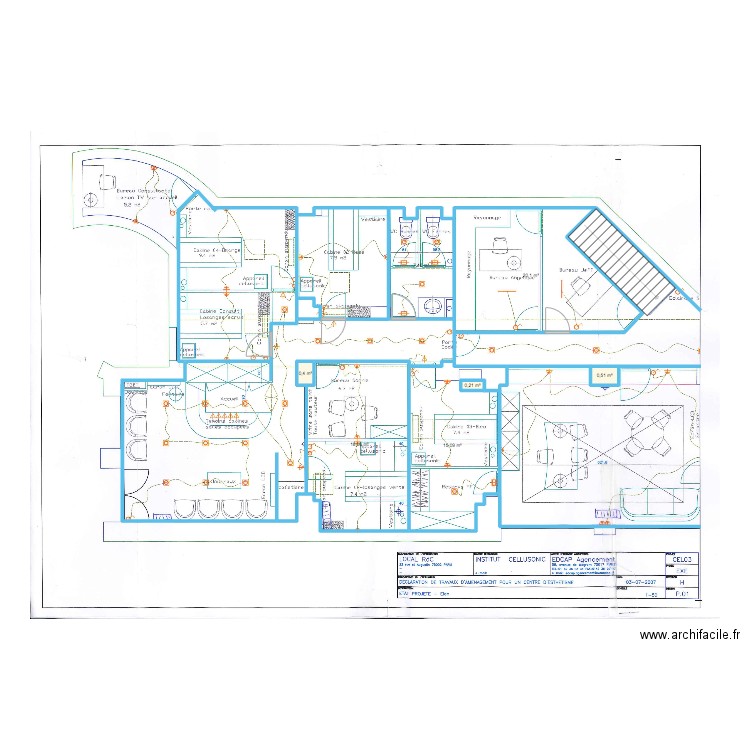 Opéra plan 1. Plan de 7 pièces et 62 m2