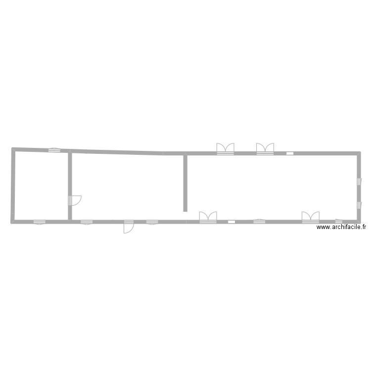 Maison sud étage partagé 121124. Plan de 2 pièces et 24 m2