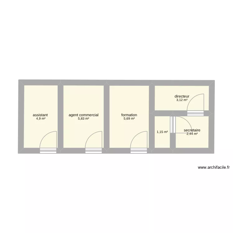 ocpv bouake. Plan de 6 et 23 m² ocpv bouake. Plan de 6 et 23 m²