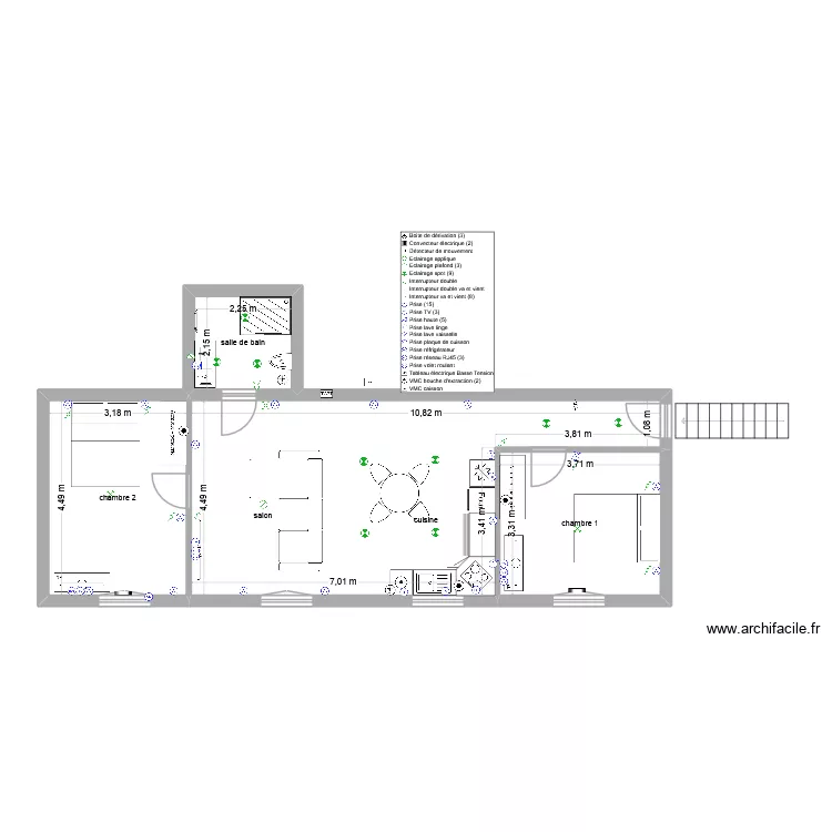 micka auberge elec. Plan de 