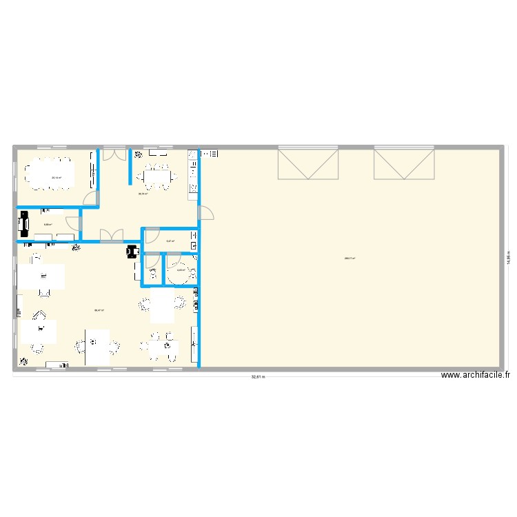PROJET BSV 24/03/2025 V3. Plan de 8 pièces et 458 m2