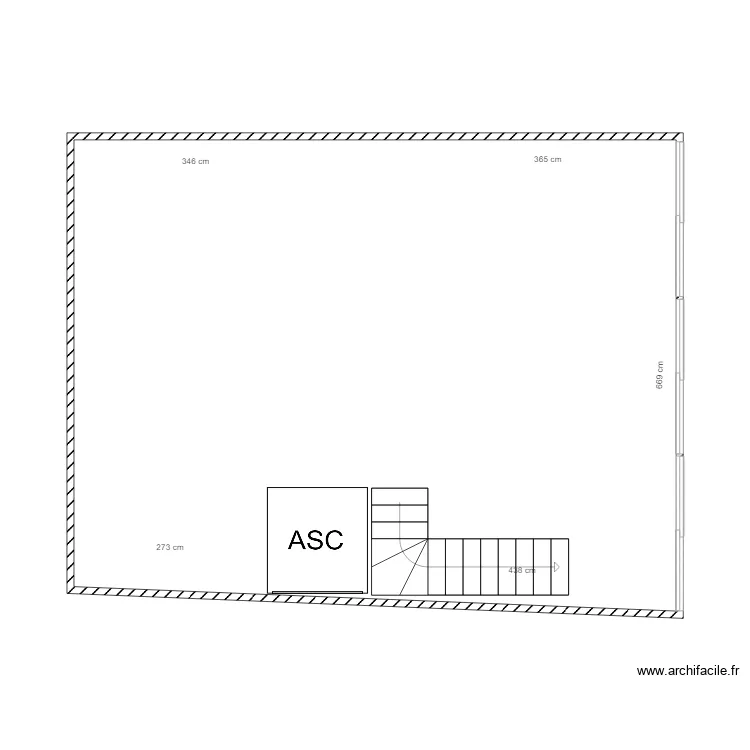 Dijle / Deuxi&egrave;me &eacute;tage. Plan de 1  et 56 m²