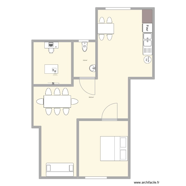 la maison de julien. Plan de 0 pièce et 0 m2