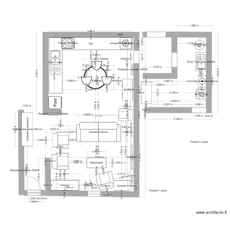 BONCHAMPS 2 à l'échelle. Plan de 0 pièce et 0 m2