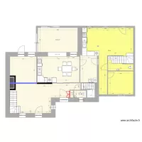 Plan rdc audierne projeté exttension