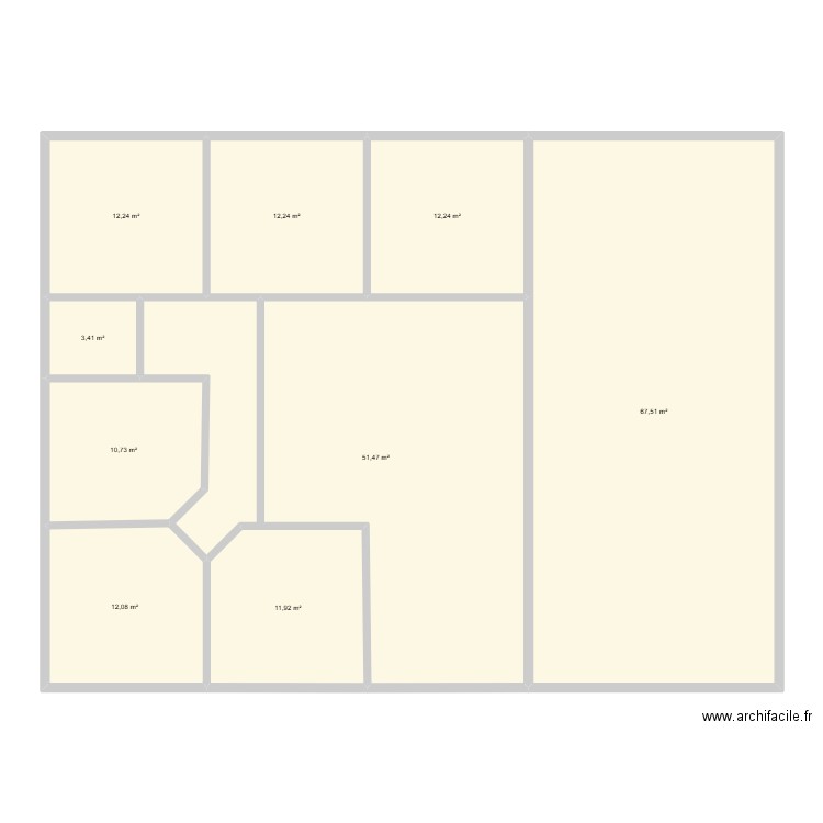 TEST1. Plan de 9 pièces et 194 m2