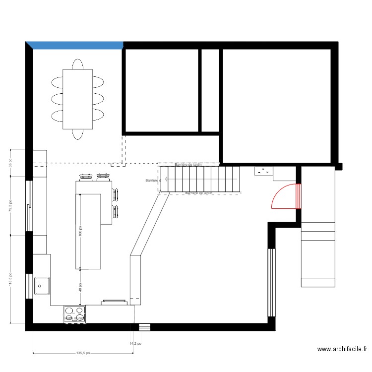 diane entree. Plan de 0 pièce et 0 m2