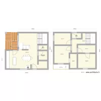 Plan maison &eacute;tage