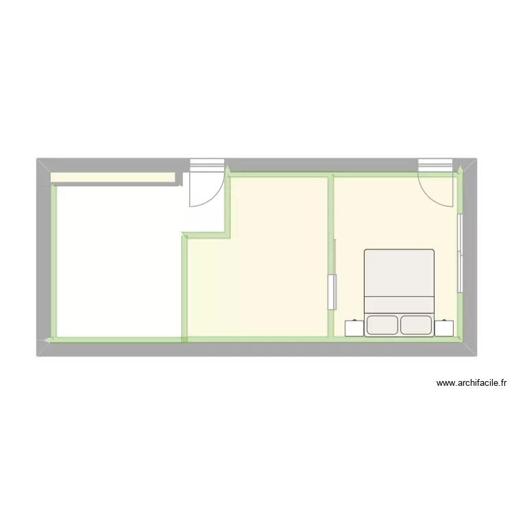 chambre parentale. Plan de 6 Pièces et 22 m² chambre parentale. Plan de 6 Pièces et 22 m²