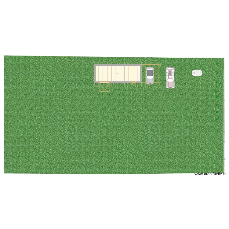 garage 1 1 1. Plan de 1 Pièce et 39 m²