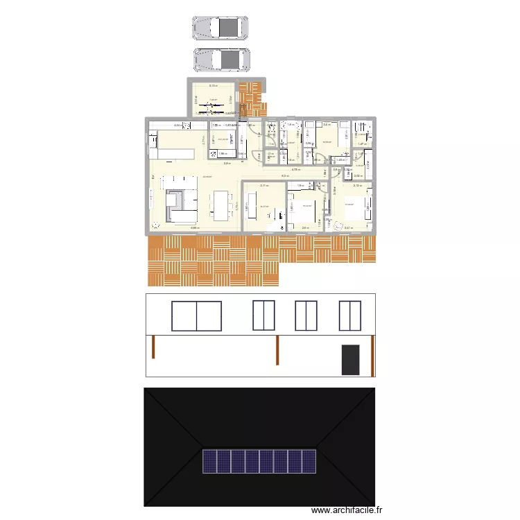 Bilheres version aga vm. Plan de 12 et 131 m² Bilheres version aga vm. Plan de 12 et 131 m²