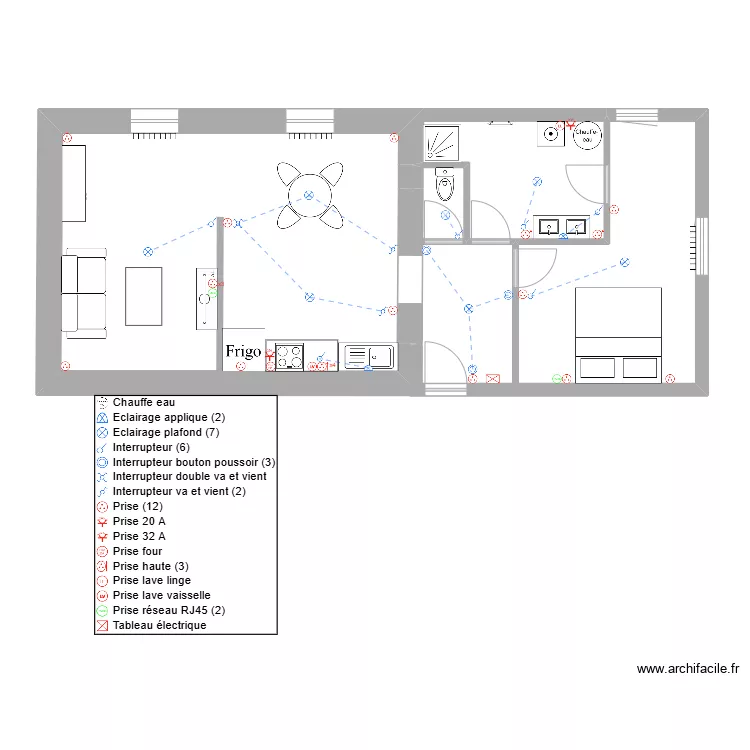 T2 pontarlier robin. Plan de 