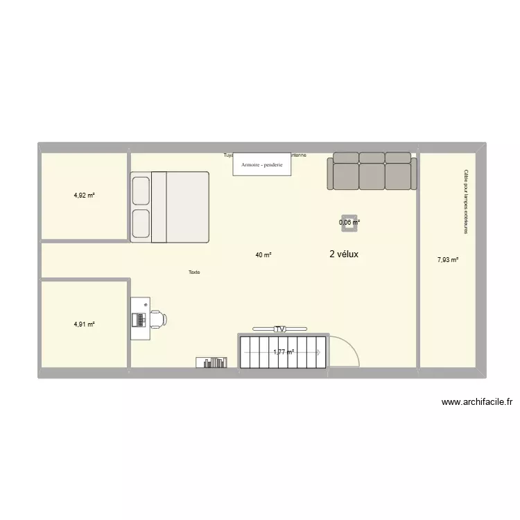 Sommauthe meublé 2. Plan de 6 Pièces et 60 m² Sommauthe meublé 2. Plan de 6 Pièces et 60 m²