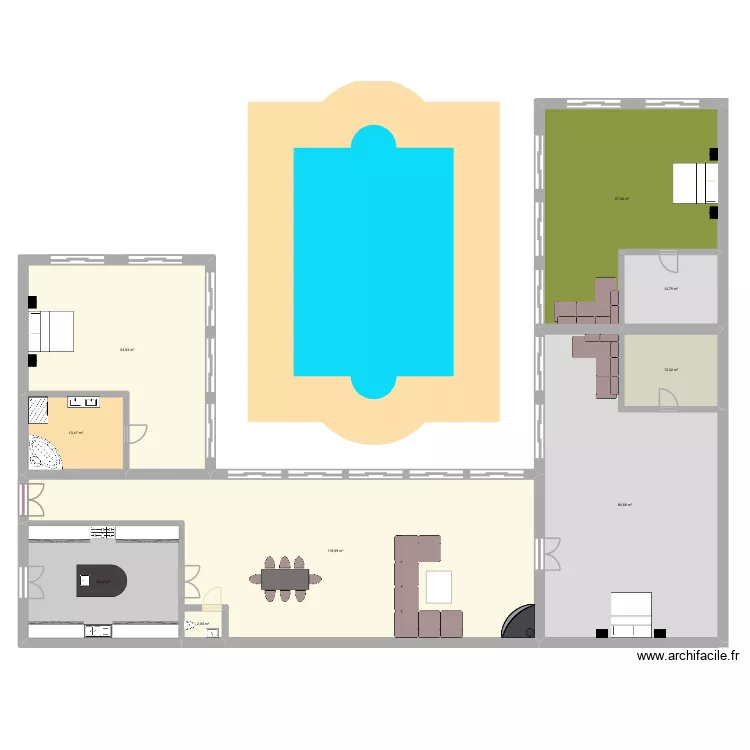 Domaine LAMRAH. Plan de 9  et 390 m²