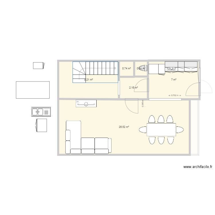 Ans 02. Plan de 16 pièces et 139 m2