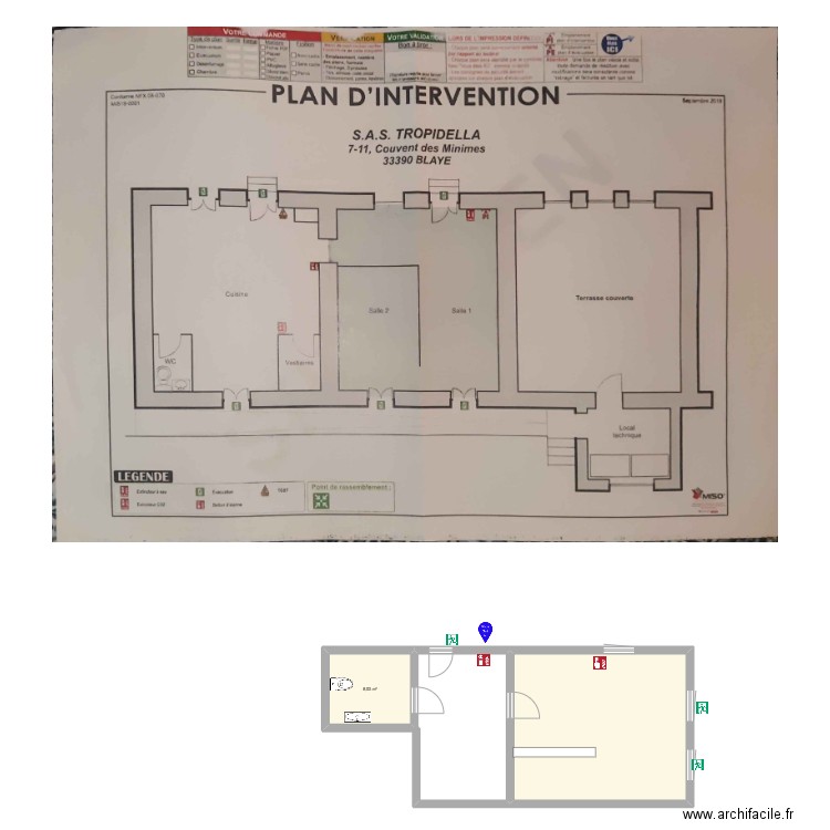 Plan Trésor de Ville. Plan de 0 pièce et 0 m2