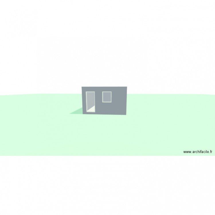 labo. Plan de 1 pièce et 29 m2