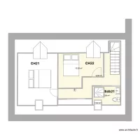 V4 - Maison Pleudihen 2ième étage