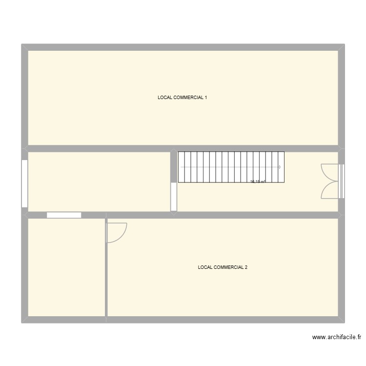 SICARI. Plan de 5 pièces et 130 m2
