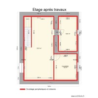 Plan etage aprés travaux location n7