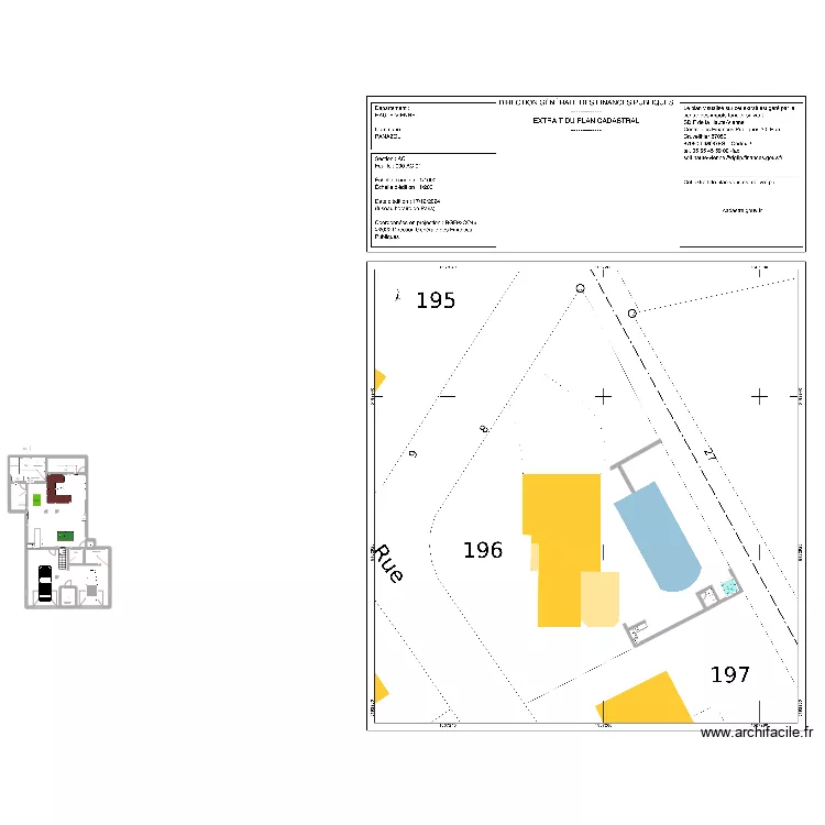 PANAZOL Electricit&eacute; Sous-Sol. Plan de 