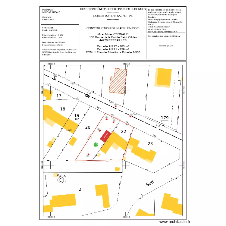PCMI 2 VRIGNAUD. Plan de PCMI 2 VRIGNAUD. Plan de