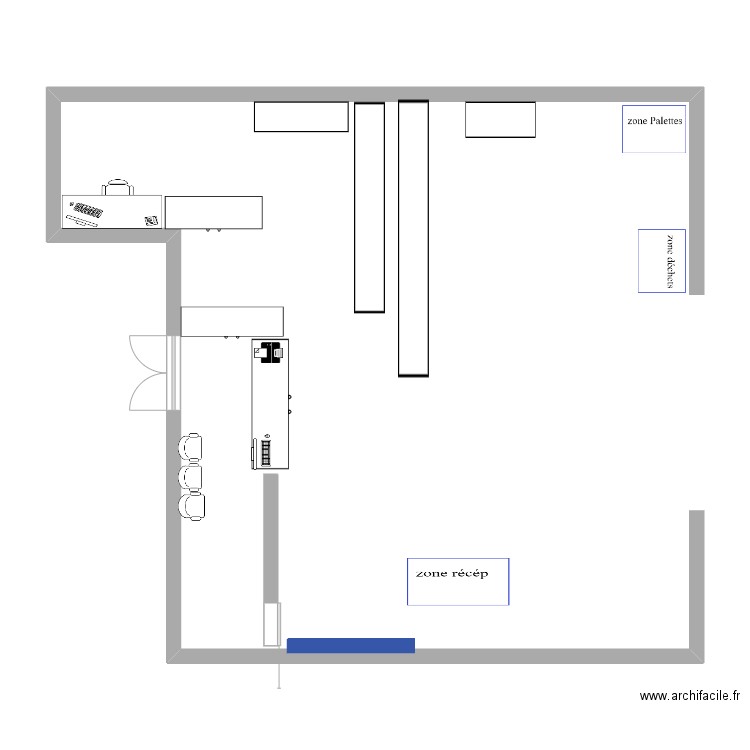 Magasin 2. Plan de 0 pièce et 0 m2