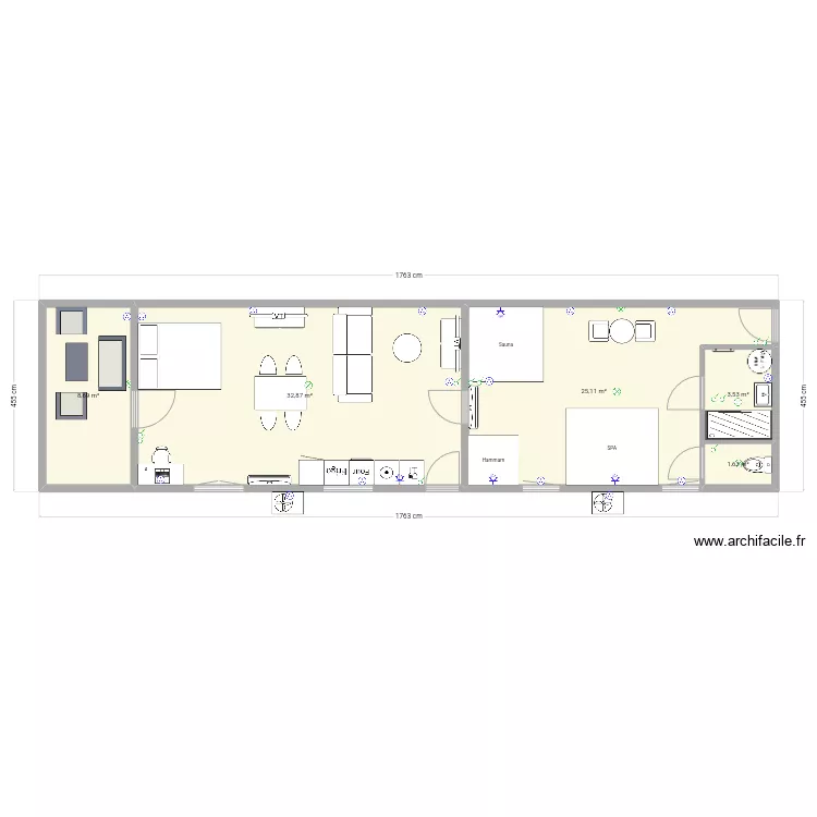 D&eacute;pendance lapugnoy 4. Plan de 