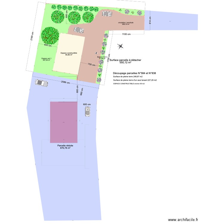 PLAN DECOUPAGE PARCELLE 11/22 7. Plan de 0 pièce et 0 m2