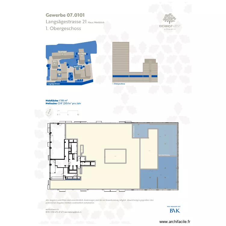 Lucerne - Eichhofwest. Plan de 