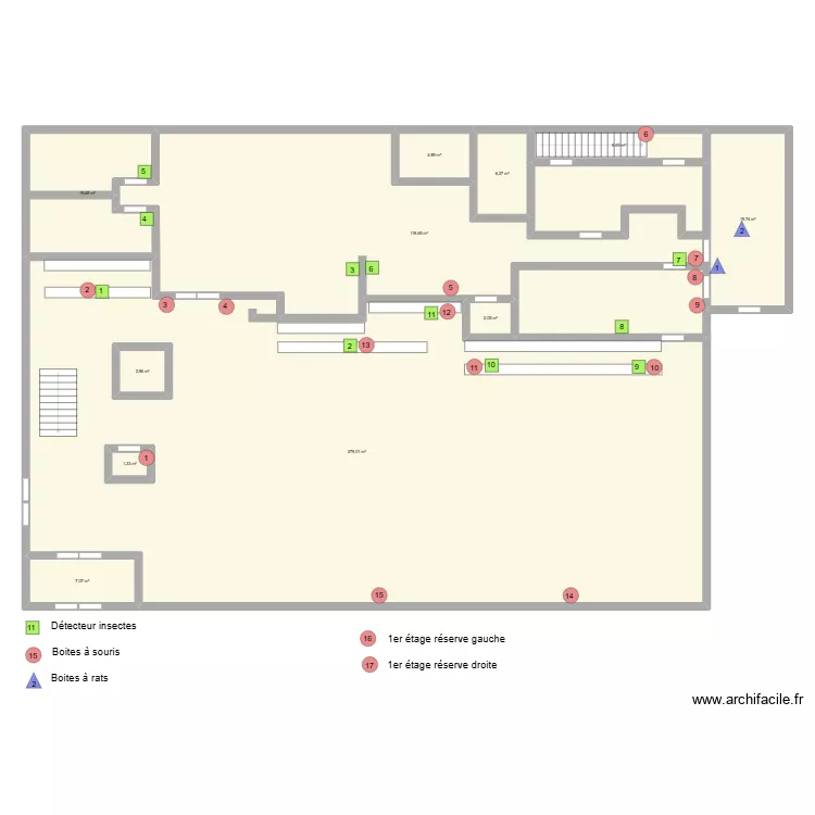 Le F&eacute;licien. Plan de 11 pièces et 476 m²
