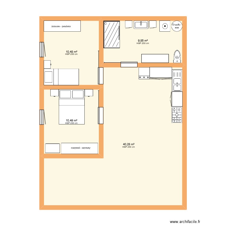 maison 2. Plan de 0 pièce et 0 m2