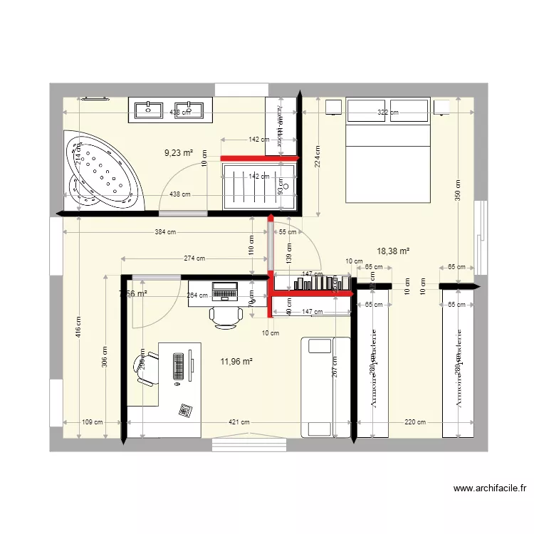 suite marmande 6. Plan de 