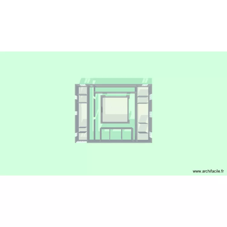 Internat Habitat Logement. Plan de 3  et 113 m²