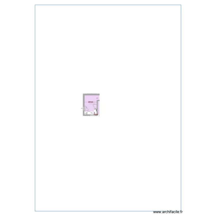 cuisine sacco amenagement V2. Plan de 