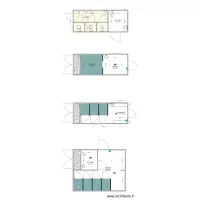 Vestiaire 14 m&sup2; avec WC