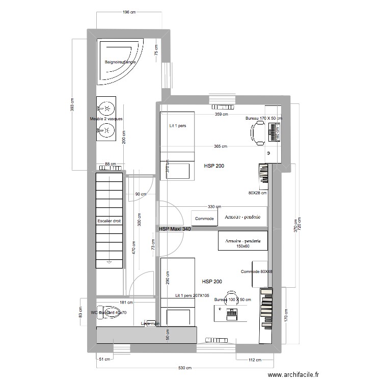 Amiens  193 GR Niveau 2 - état futur 2e. Plan de 0 pièce et 0 m2