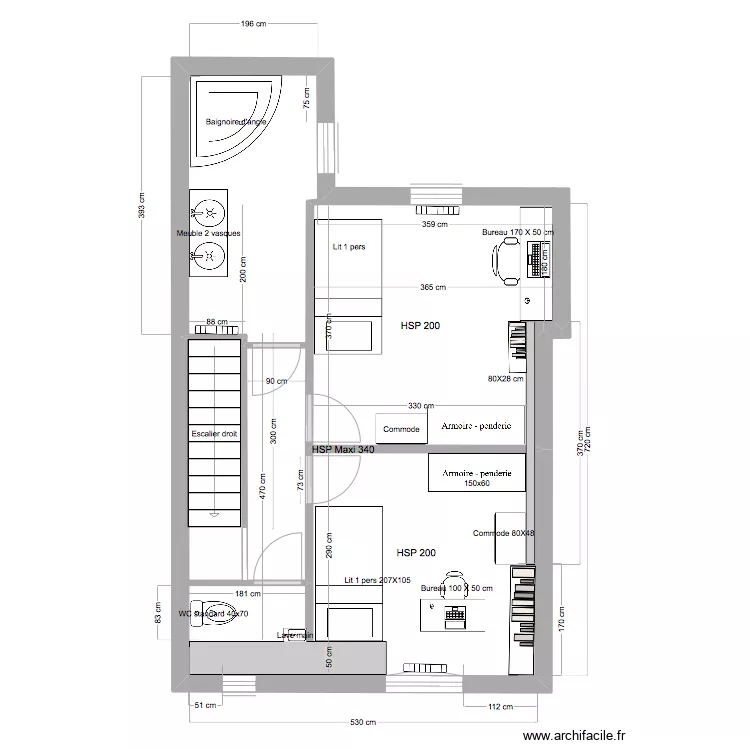 Amiens  193 GR Niveau 2 - &eacute;tat futur 2e. Plan de 