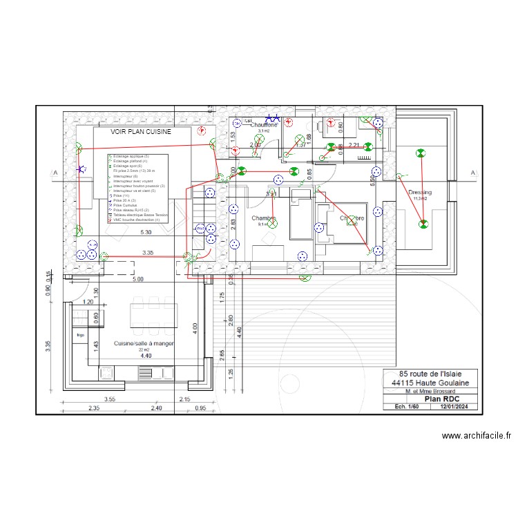 BROSSARD ELEC. Plan de 0 pièce et 0 m2