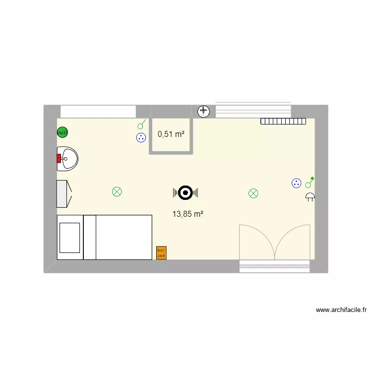 Infirmerie NMBP. Plan de 